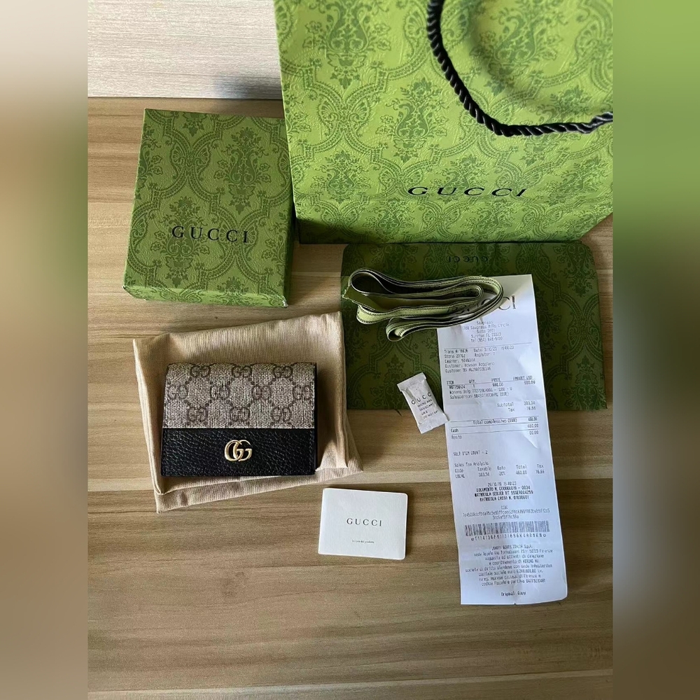 Gucci GG Marmont card case wallet